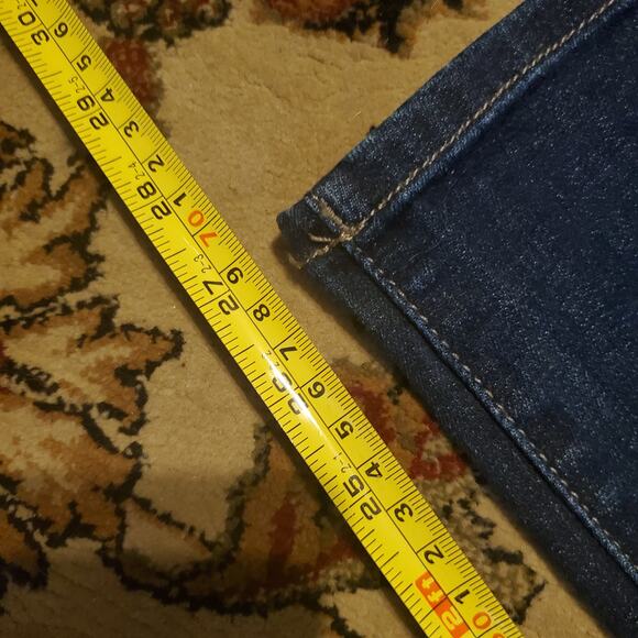 DL1961 Margaux Instasculpt Ankle Skinny Dark Wash Jeans Winter Women's Size 28 - Picture 15 of 16